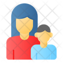 Mom Son Mothers Day Icon