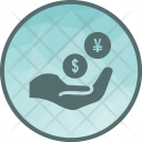 Monetary Help Donation Icon