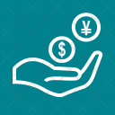 Monetary Help Donation Icon
