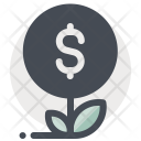 Money Plant Tree Icon