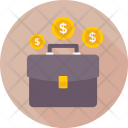 Currency Briefcase Case Icon