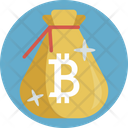 Bitcoin Money Bag Cryptocurrency Icon