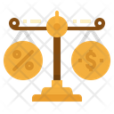 Balance Scale Tax Icon