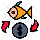 Money Change Fish Icon