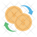 Transfer Exchange Currency Icon