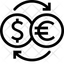 Money, Exchange, Business, Finance, Currency Icon