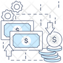 Money Flow Cash Flow Capital Icon