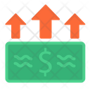 Money Growth Money Increase Financial Growth Icon