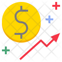 Growth Yield Coin Icon