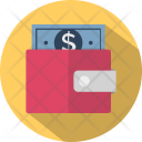 Money in wallet Icon