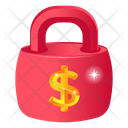 Money Protection Money Lock Cash Lock Icon