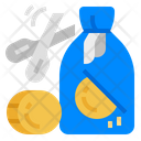 Money Loss Decrease Money Icon