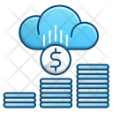Money Making Cloud Icon