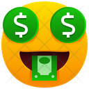 Money Mouth Face Emoji Emotion Icon
