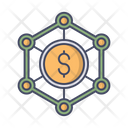 Money Structure Networking Icon