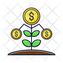 Plant Money Flower Icon