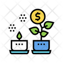 Money Growth Plant Icon