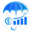 Umbrella Investment Money Icon