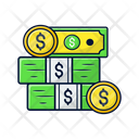 Money Stacks Icon