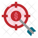Target Economy Dollar Icon