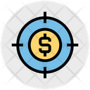 Money Target Targeting Goal Icon