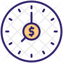 Money Time Tax Reminder Time Is Money Icon