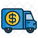 Money Truck Delivery Icon