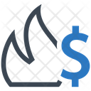 Deflation Financial Loss Inflation Icon