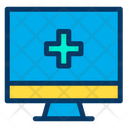 Computer Screen Medical Icon