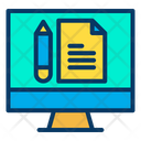 Monitor Study Note Icon