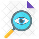 Search Eye Investigation Monitoring Icon