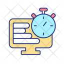 Employee Productivity Time Icon
