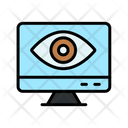 Monitoring Eye Cyber Monitoring Computer View Icon