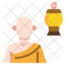 Monk People Shaolin Icon