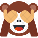 Monkey Smiley Avatar Icon