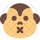 Monkey Closed Mouth Icon