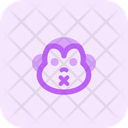 Monkey Closed Mouth Icon