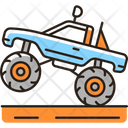 Monster Truck Racing Icon