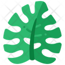 Monstera Leaf Tropical Plant Icon