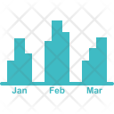 Monthly Accounting Bar Icon