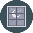 Moon Window Sky Icon