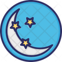 Moon Night Stars Icon