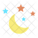 Imoon And Stars Moon And Star Star Icon