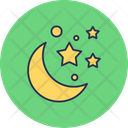 Moon And Stars Icon