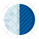 Moon Phase Quarter Moon Icon