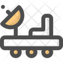 Moon Rover Transport Science Icon