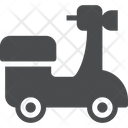 Scoter Two Wheeler Without Gear Vehicle Icon