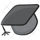Mortarboard Student Cap Student Hat Icon