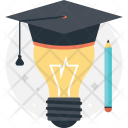 Education Graduate Bulb Icon