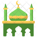 Mosque Crescent Moon Muslim Icon